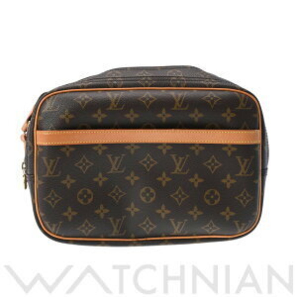 Louis Vuitton Monogram Reporter Brown Canvas Shoulder Bag